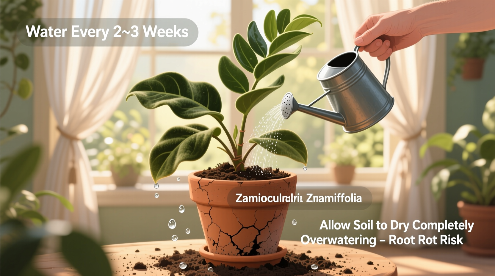 how often should i water my zz plant