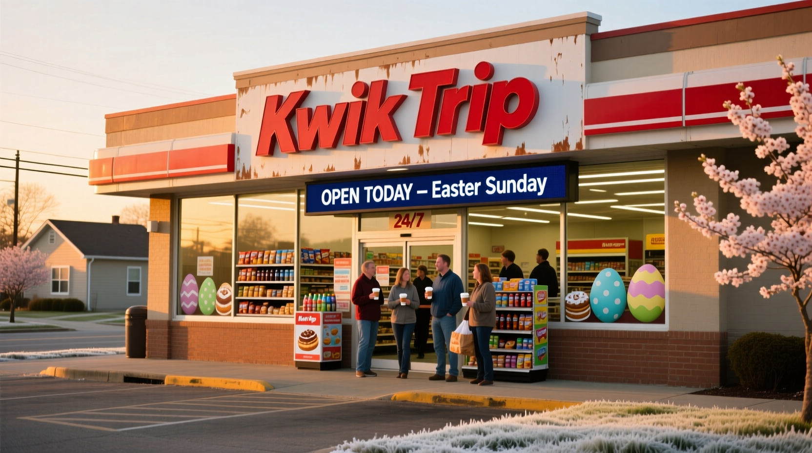 is kwik trip open on easter
