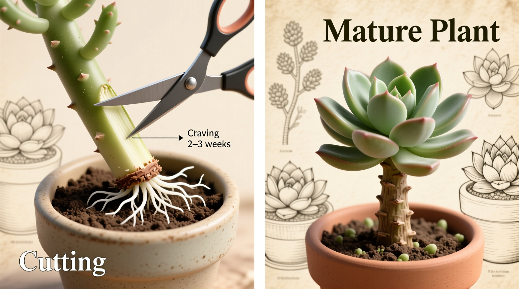 how to grow jade plant from cutting