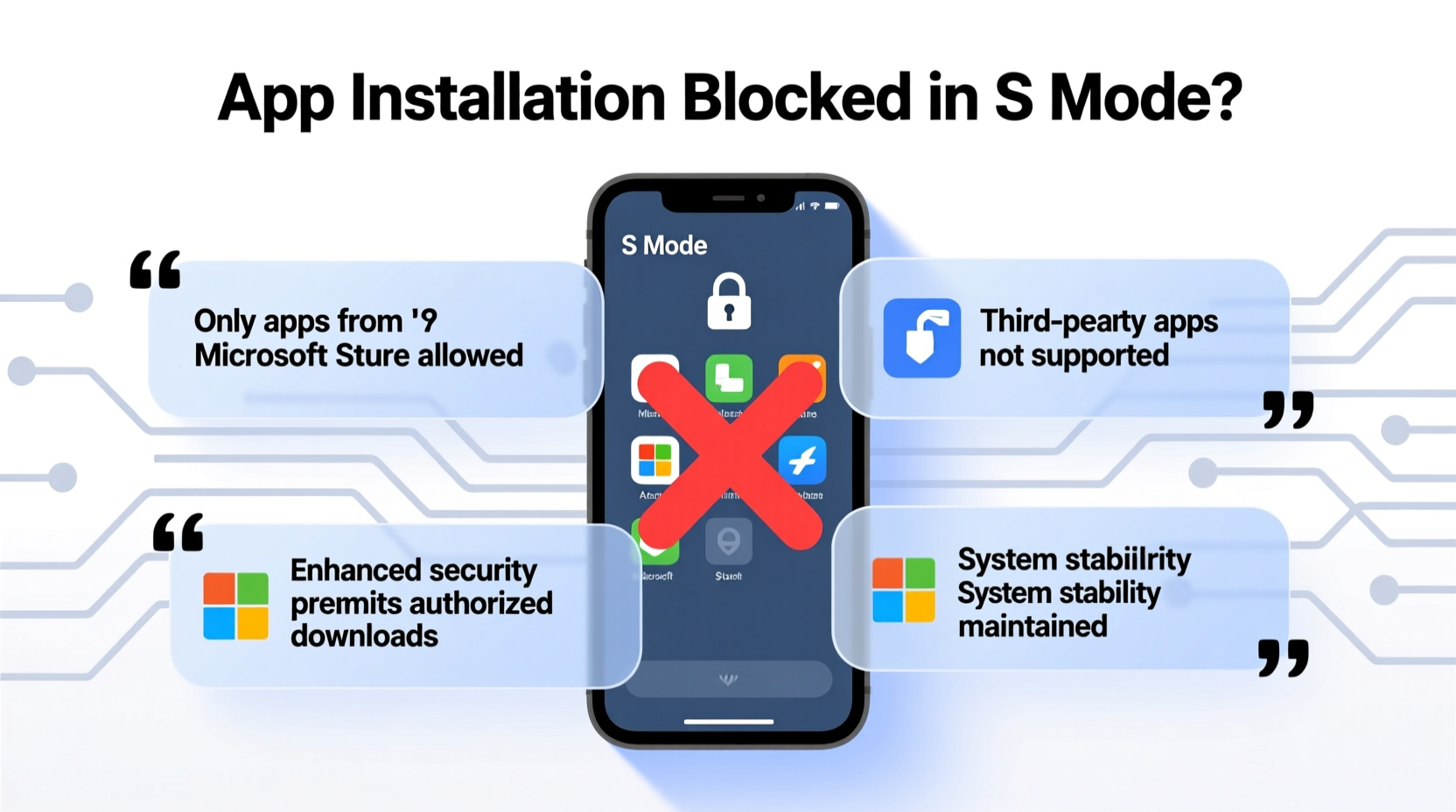 why cant you download apps understanding s mode more