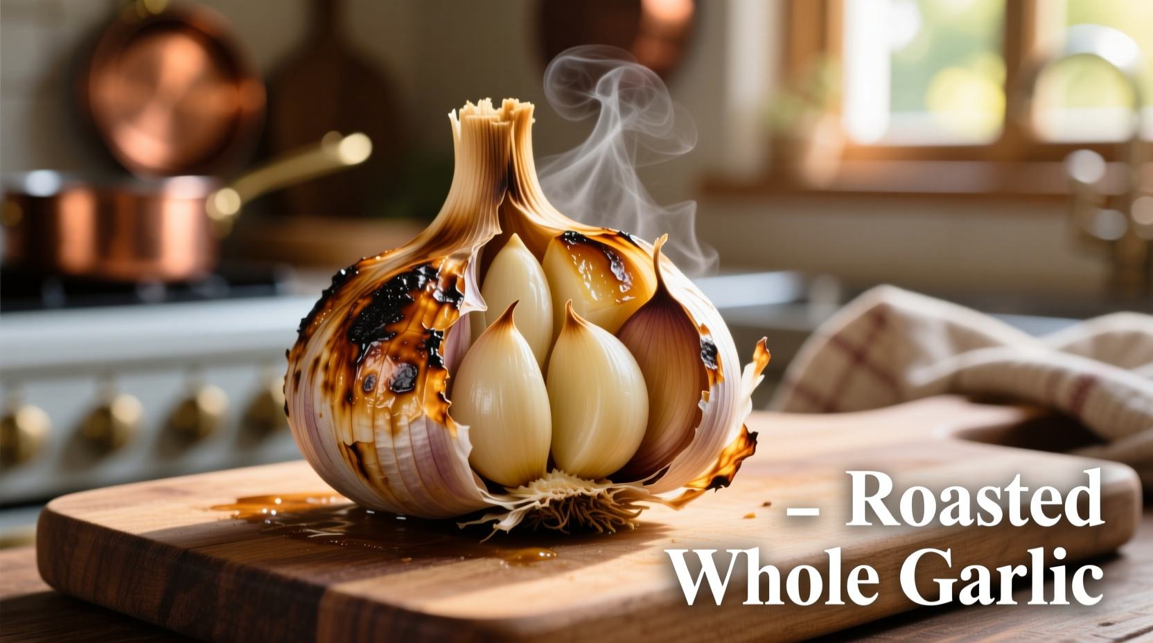 roasted whole garlic
