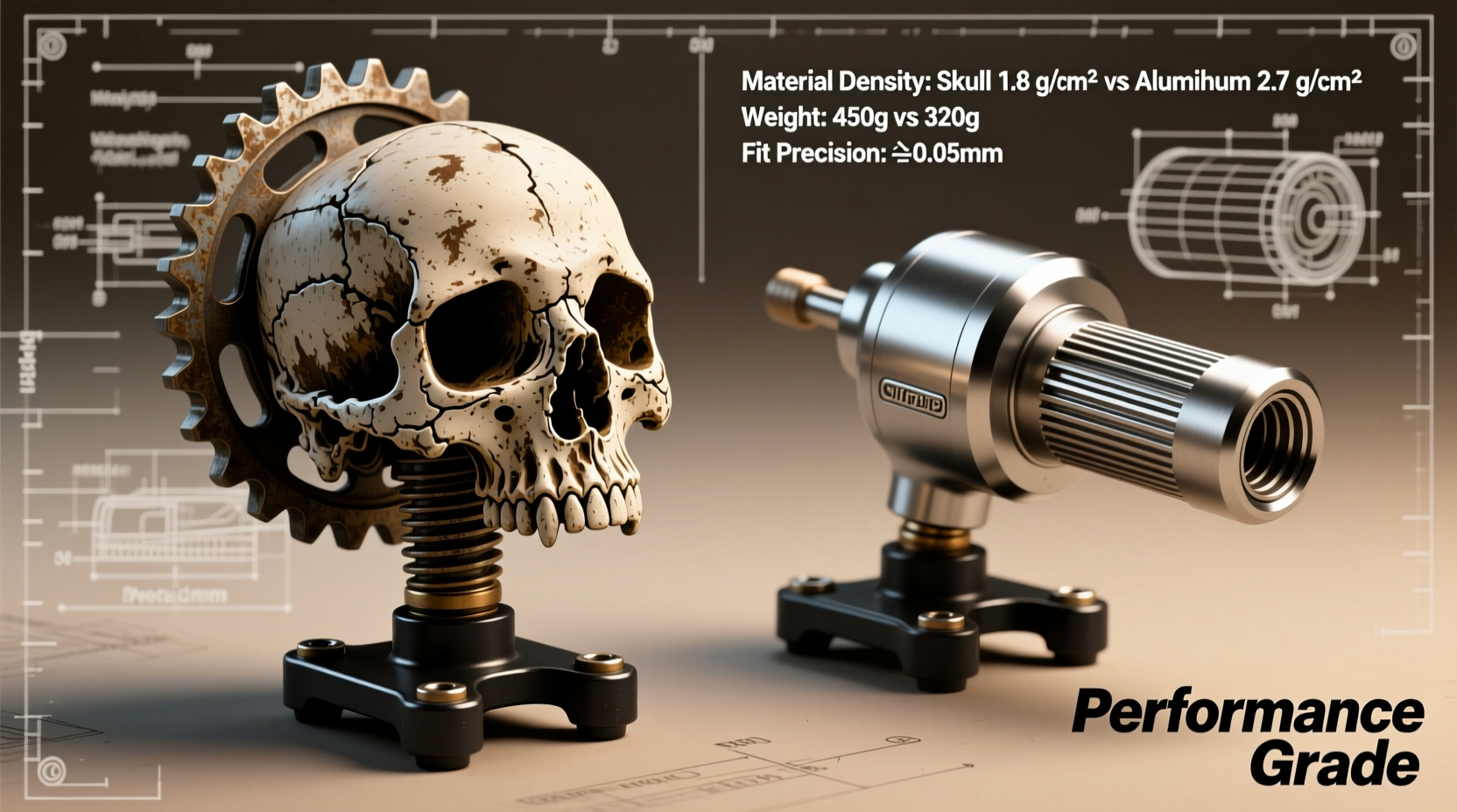 skull vs aluminum shifter