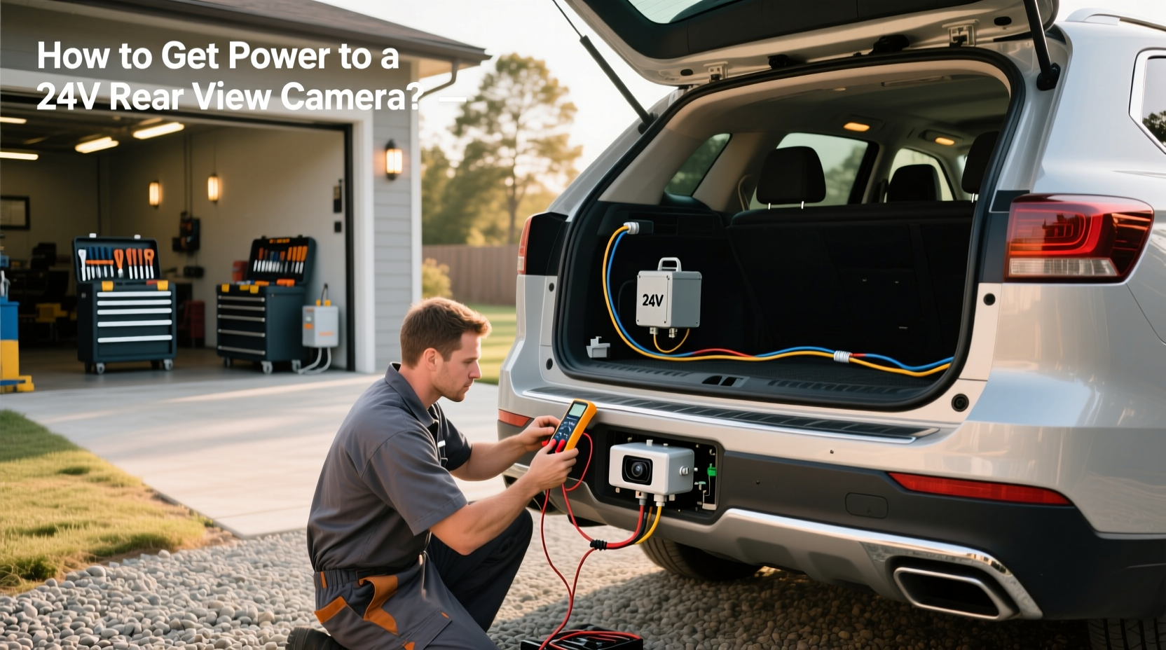 How to Choose a 24V Rear View Camera & Power It Correctly