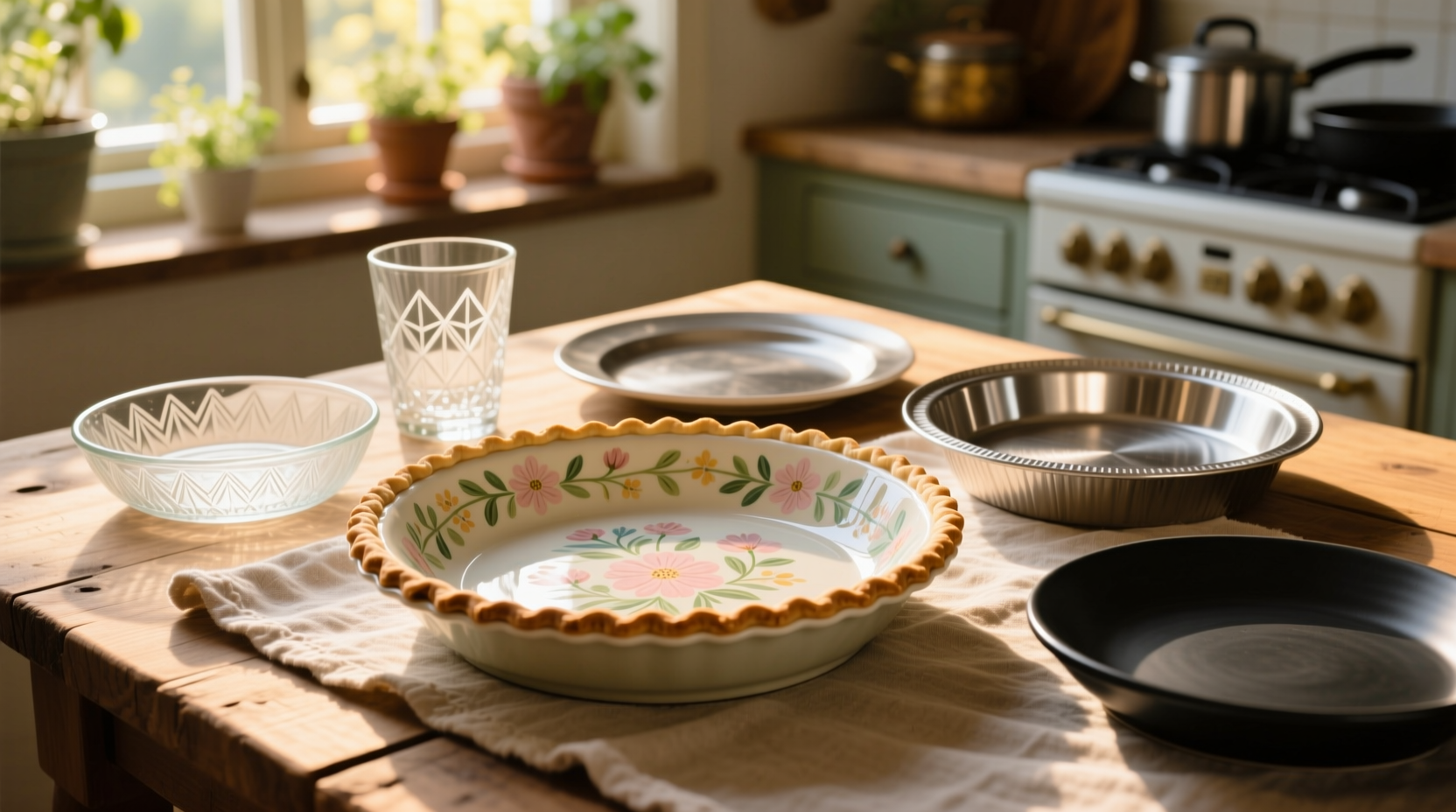 pie plates best glass ceramic metal