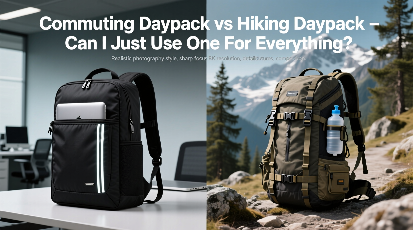 commuting daypack vs hiking daypack cant i just use one for everything