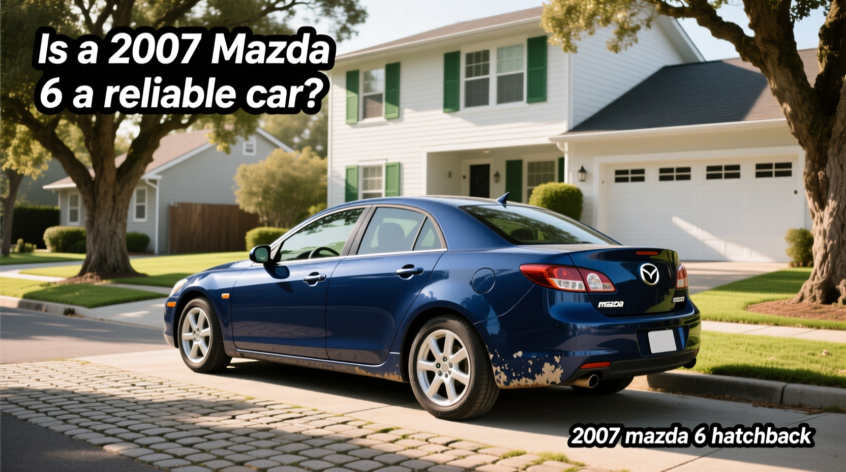 2007 Mazda 6 hatchback side view