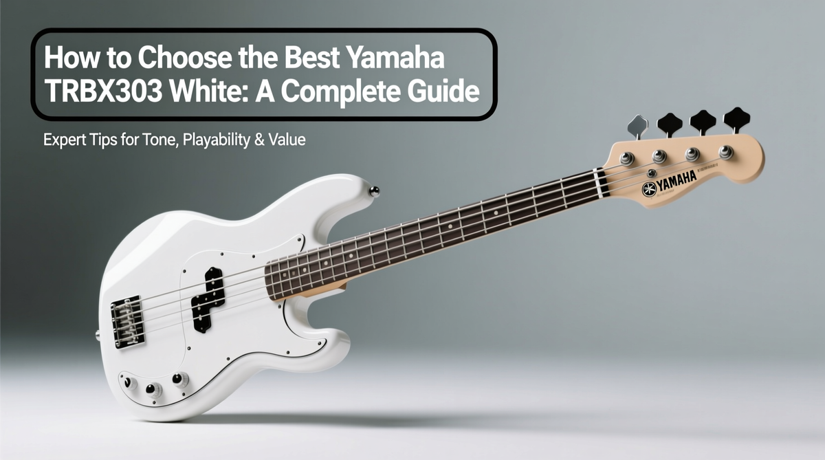 How to Choose the Yamaha TRBX304 White: A Complete Buying Guide