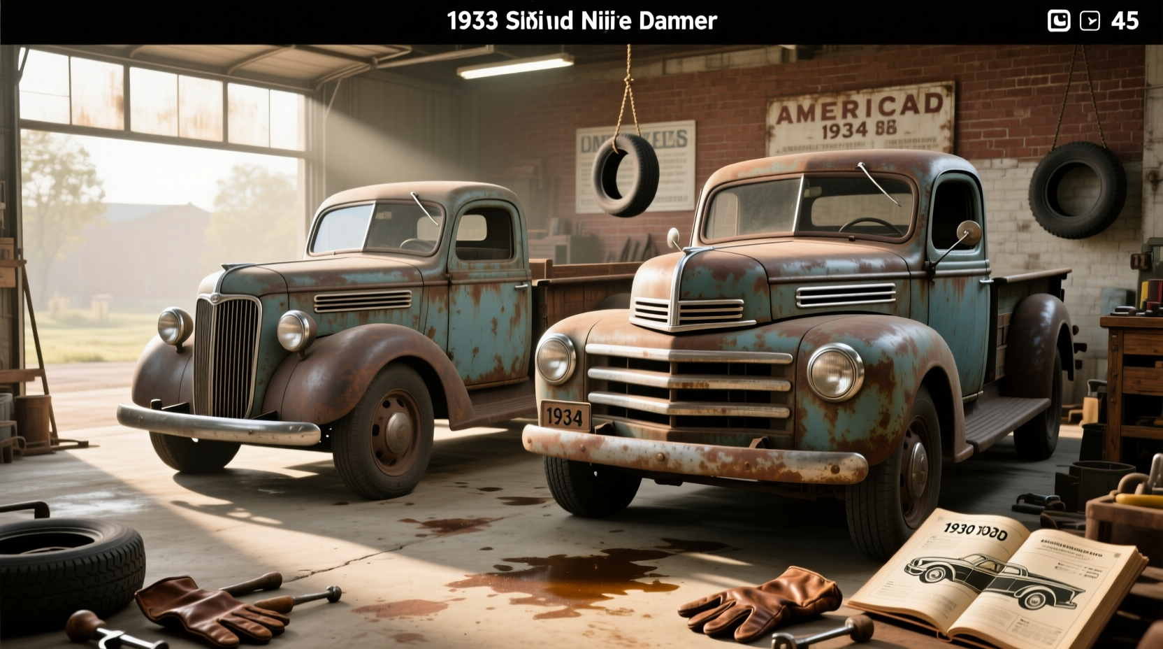 1933 vs 1934 ford pickup key visual differences