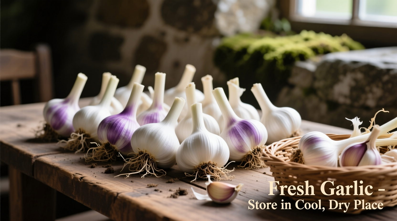 storing fresh garlic