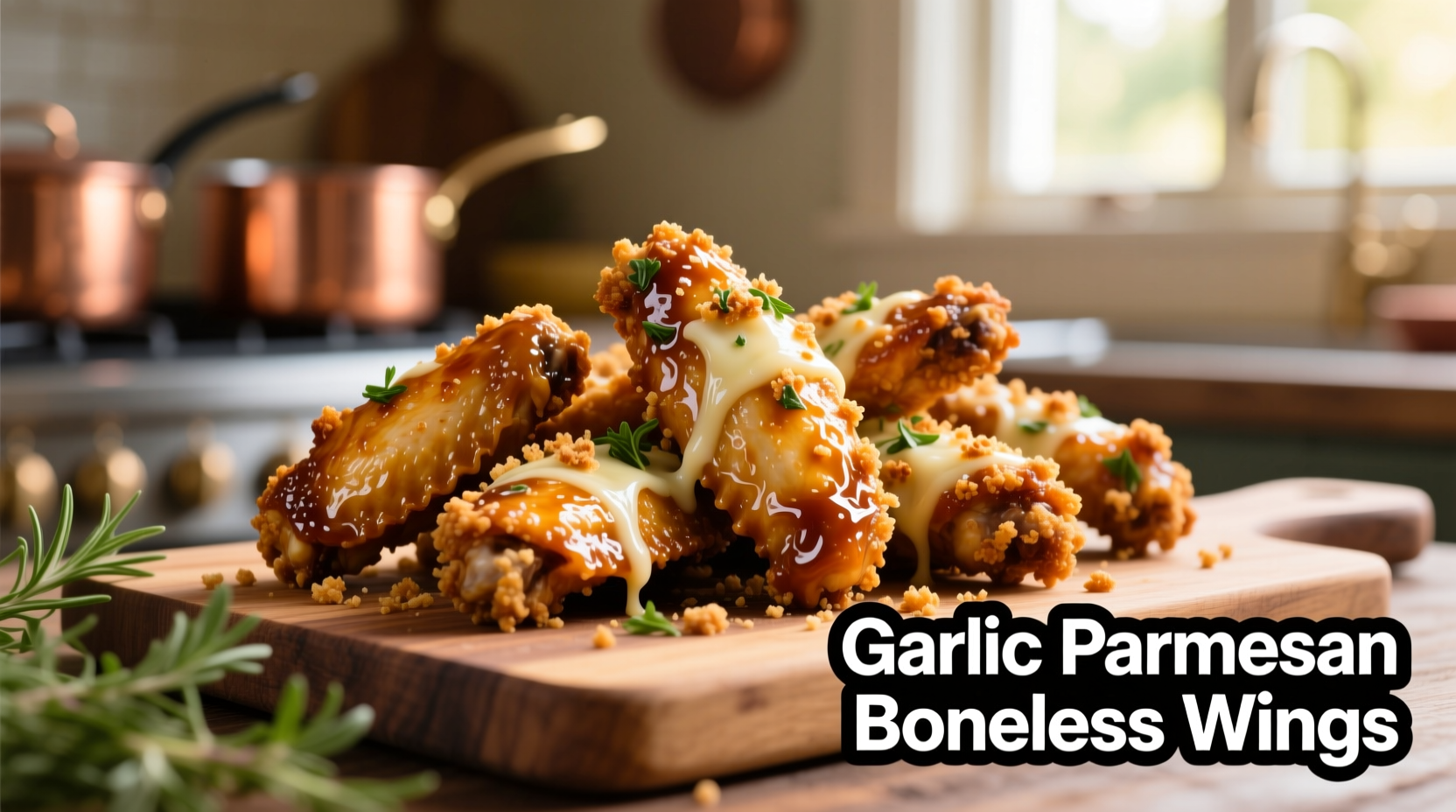 garlic parm boneless wings