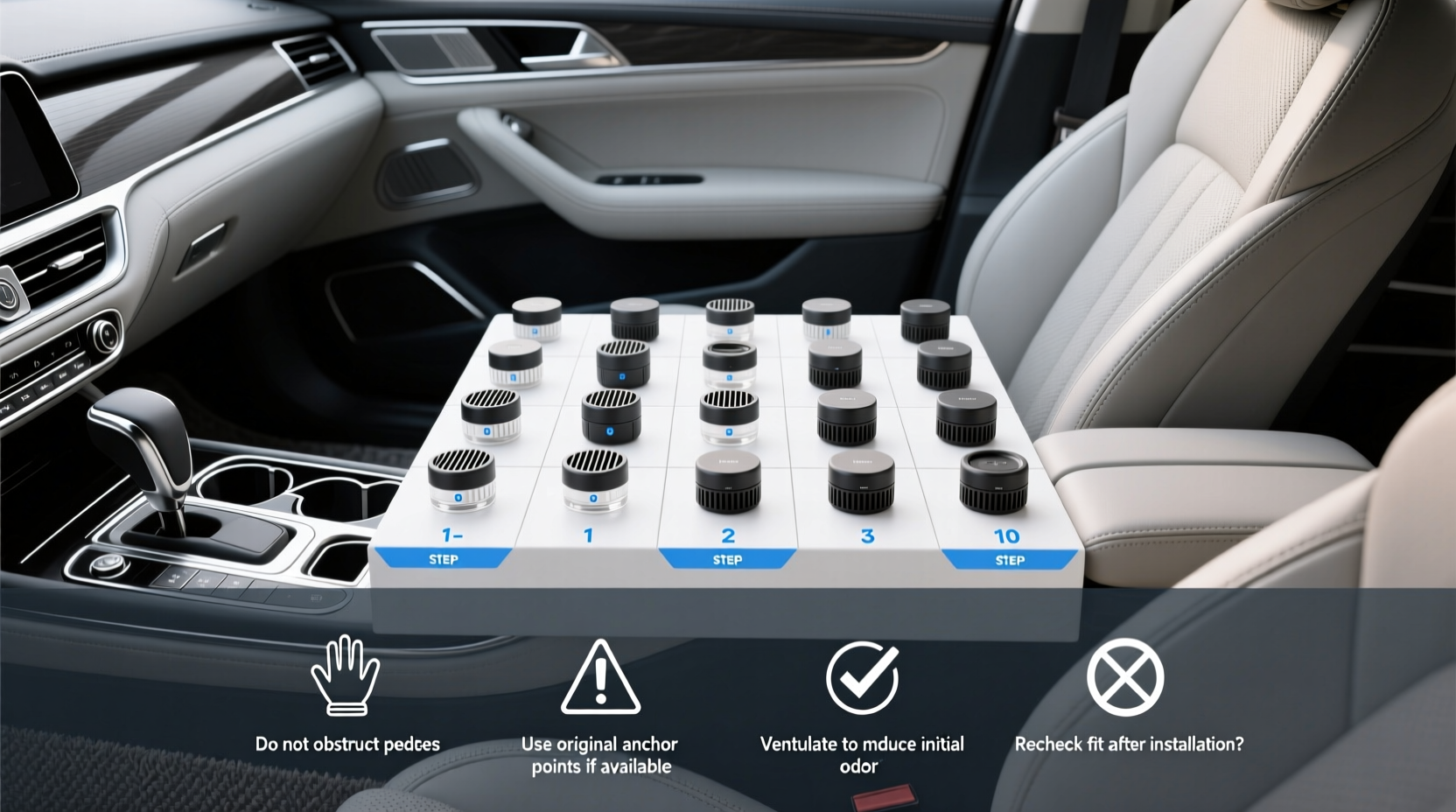 100 pcs car air freshener