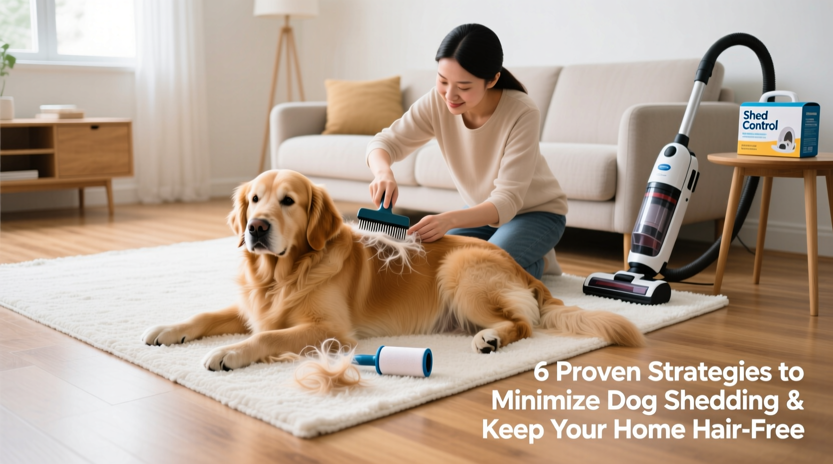 effective strategies to minimize dog shedding and keep your home hair free 6