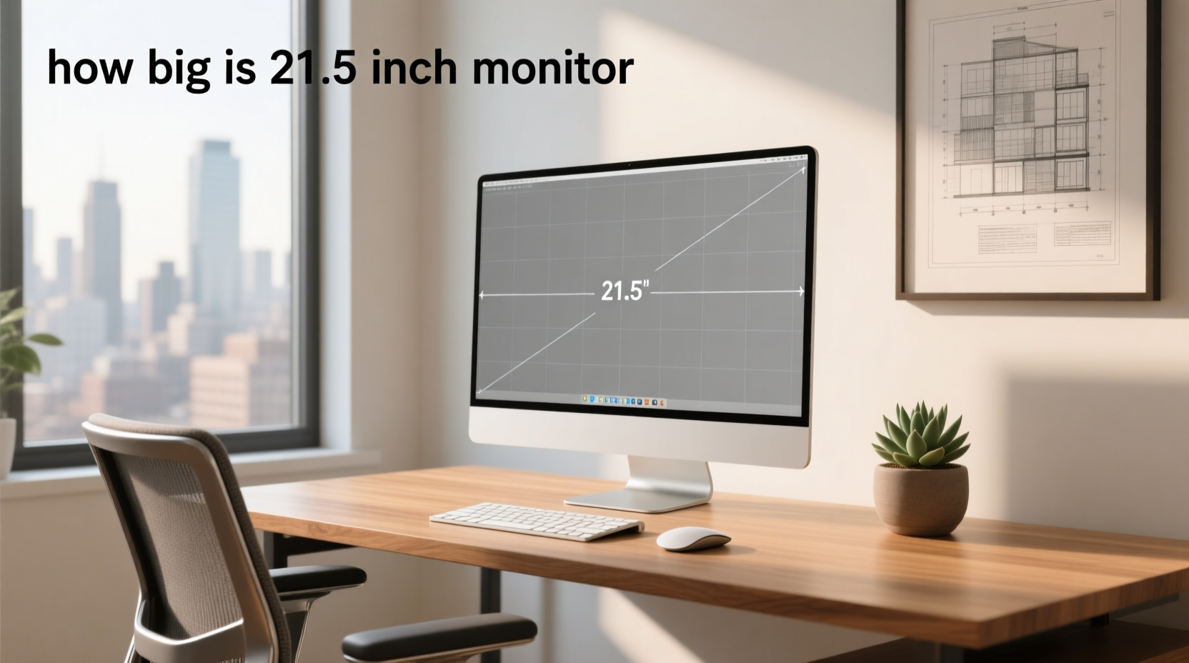 21.5 inch monitor dimensions explained