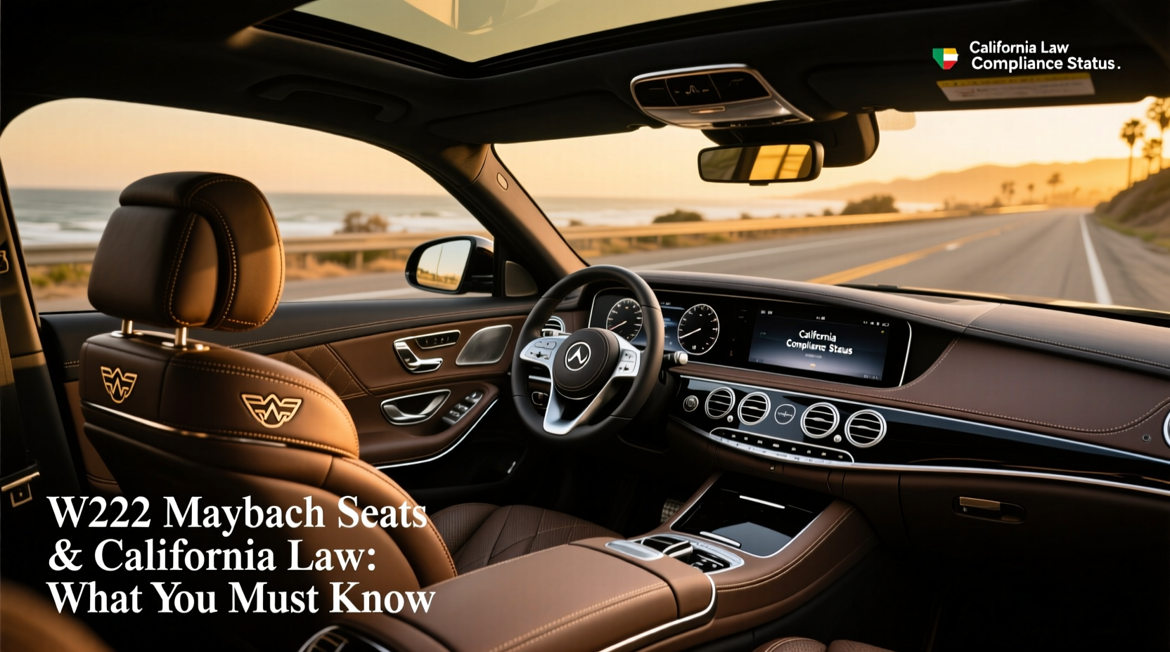 w222 maybach seats california law