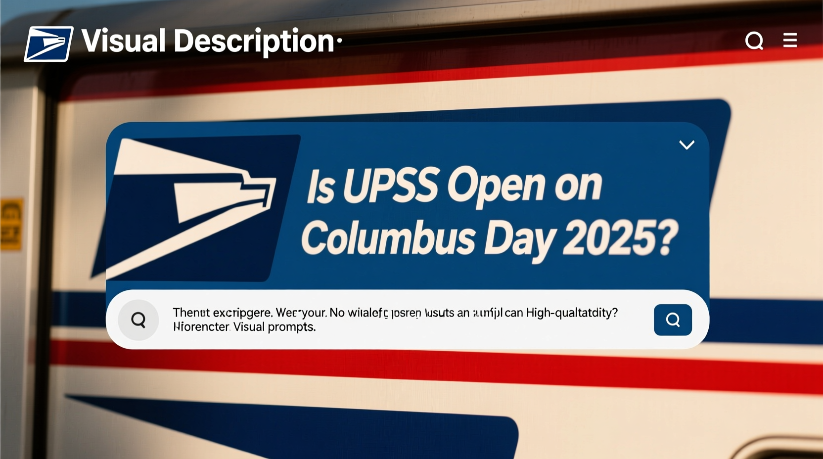 is united states post office open on columbus day