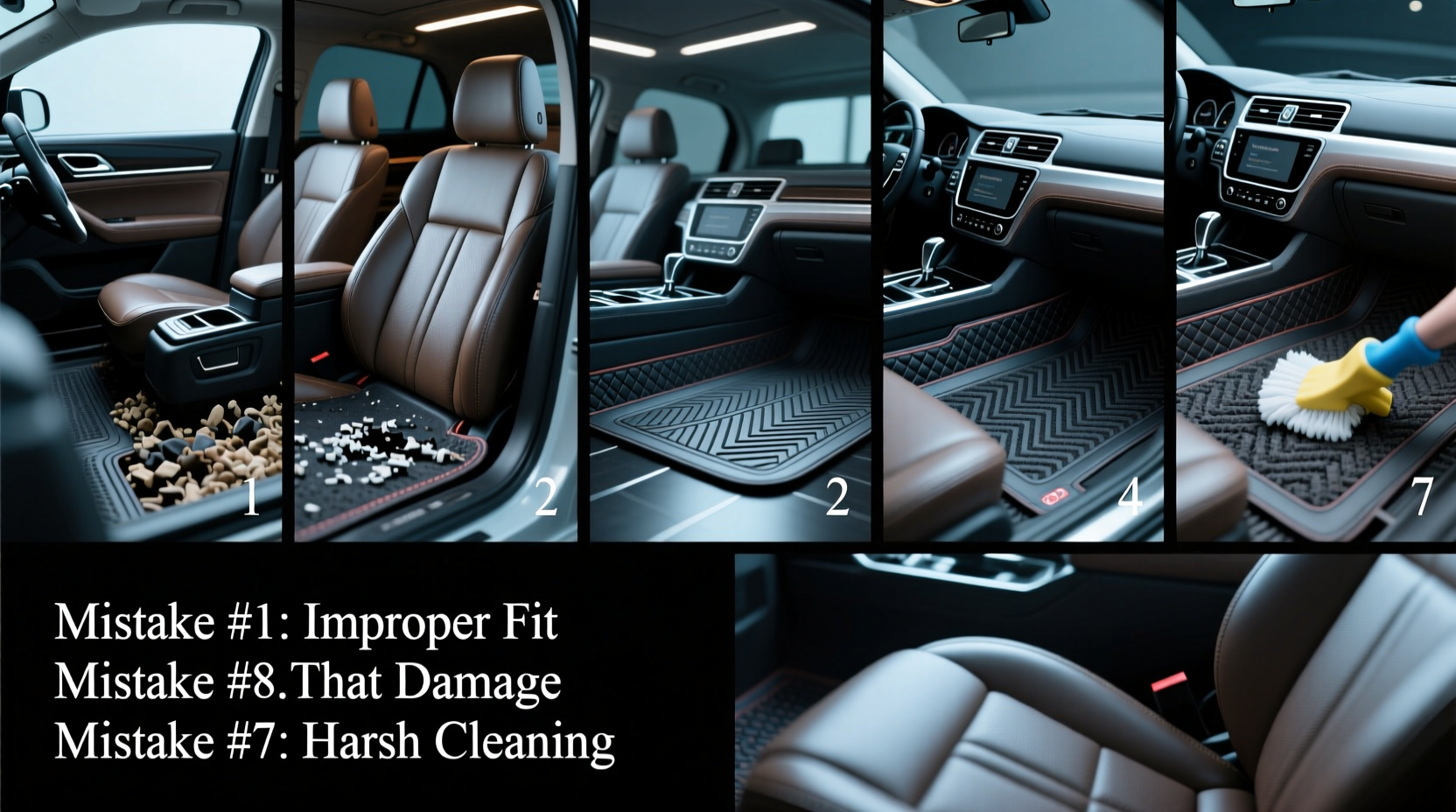 voxy r80 floor mat mistakes