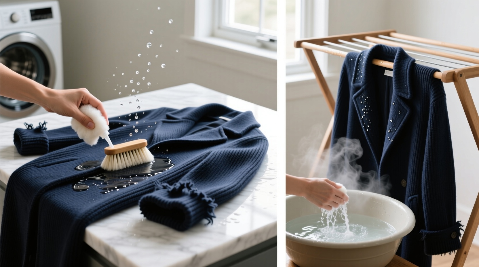 how to clean a wool coat