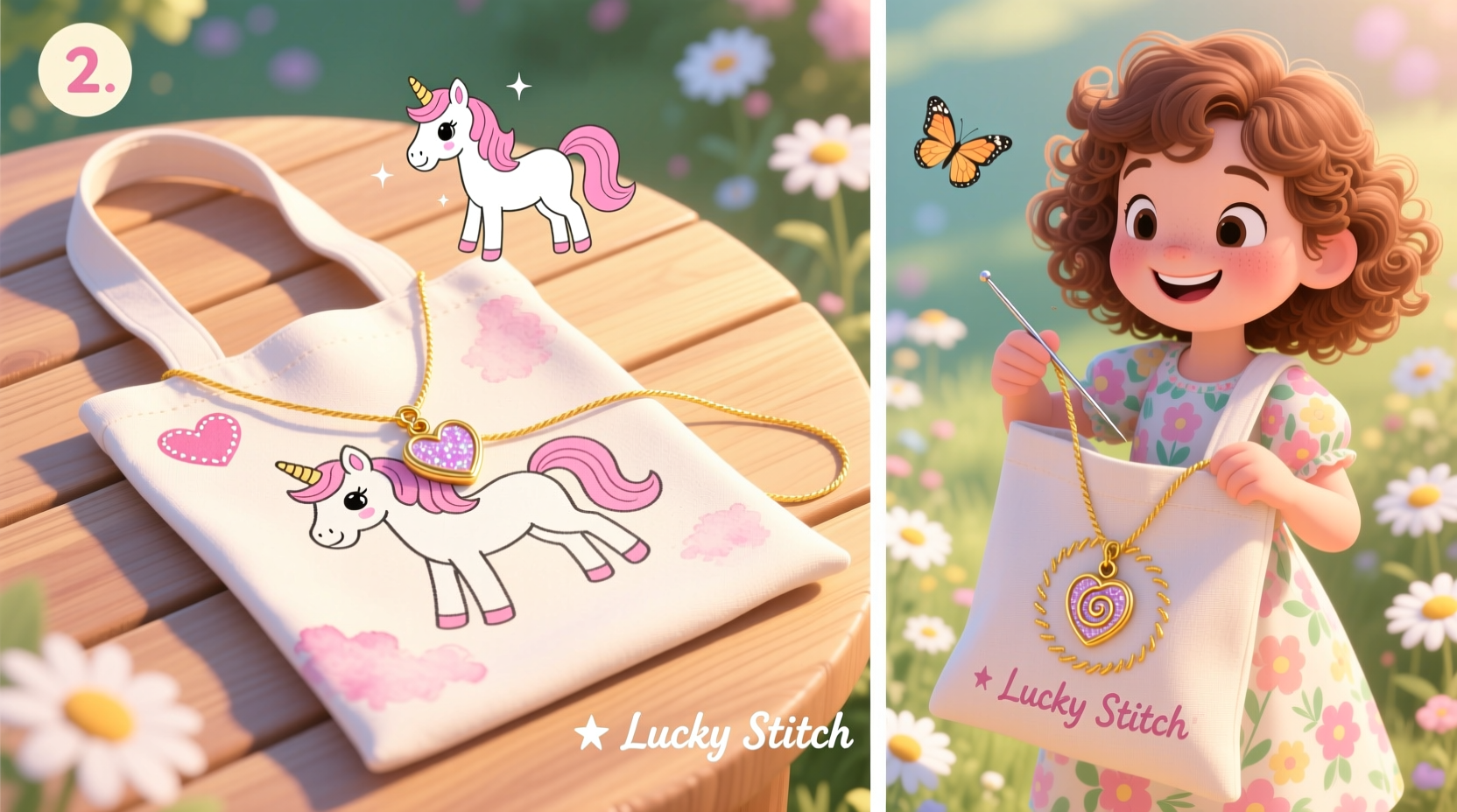 step by step guide to personalizing your bag with an adorable pony pendant