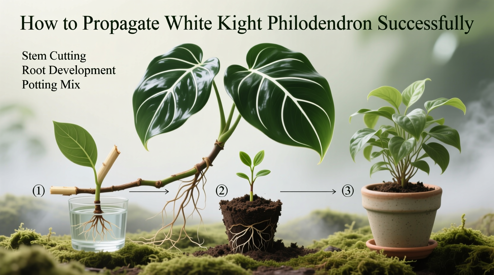 How to Propagate White Knight Philodendron Successfully