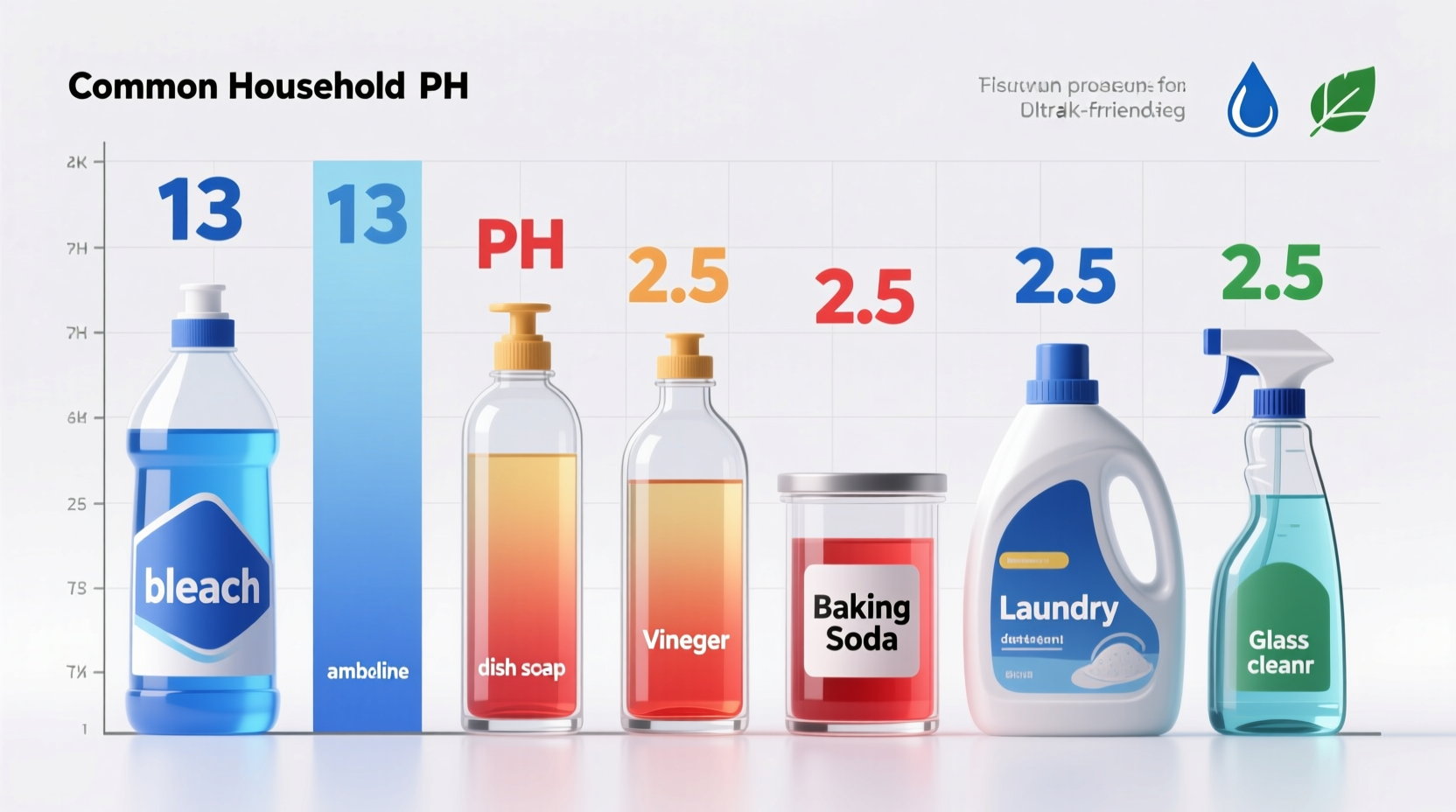 ph levels for common cleaning supplies