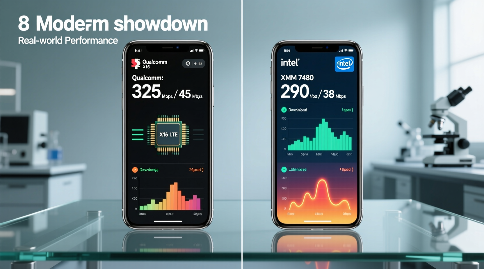 iphone 8 modem showdown does qualcomm really outperform intel in real world use