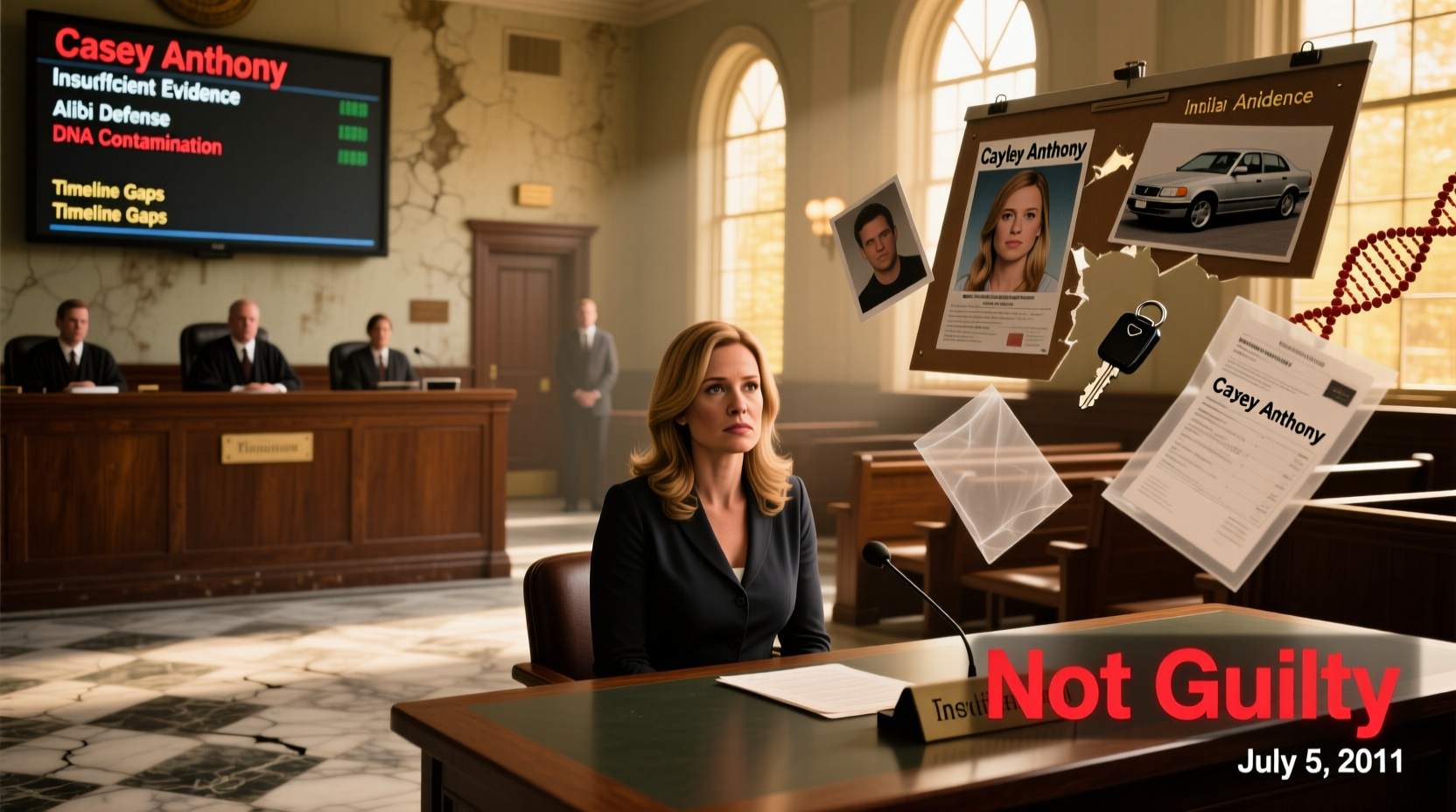 why was casey anthony found not guilty key trial factors