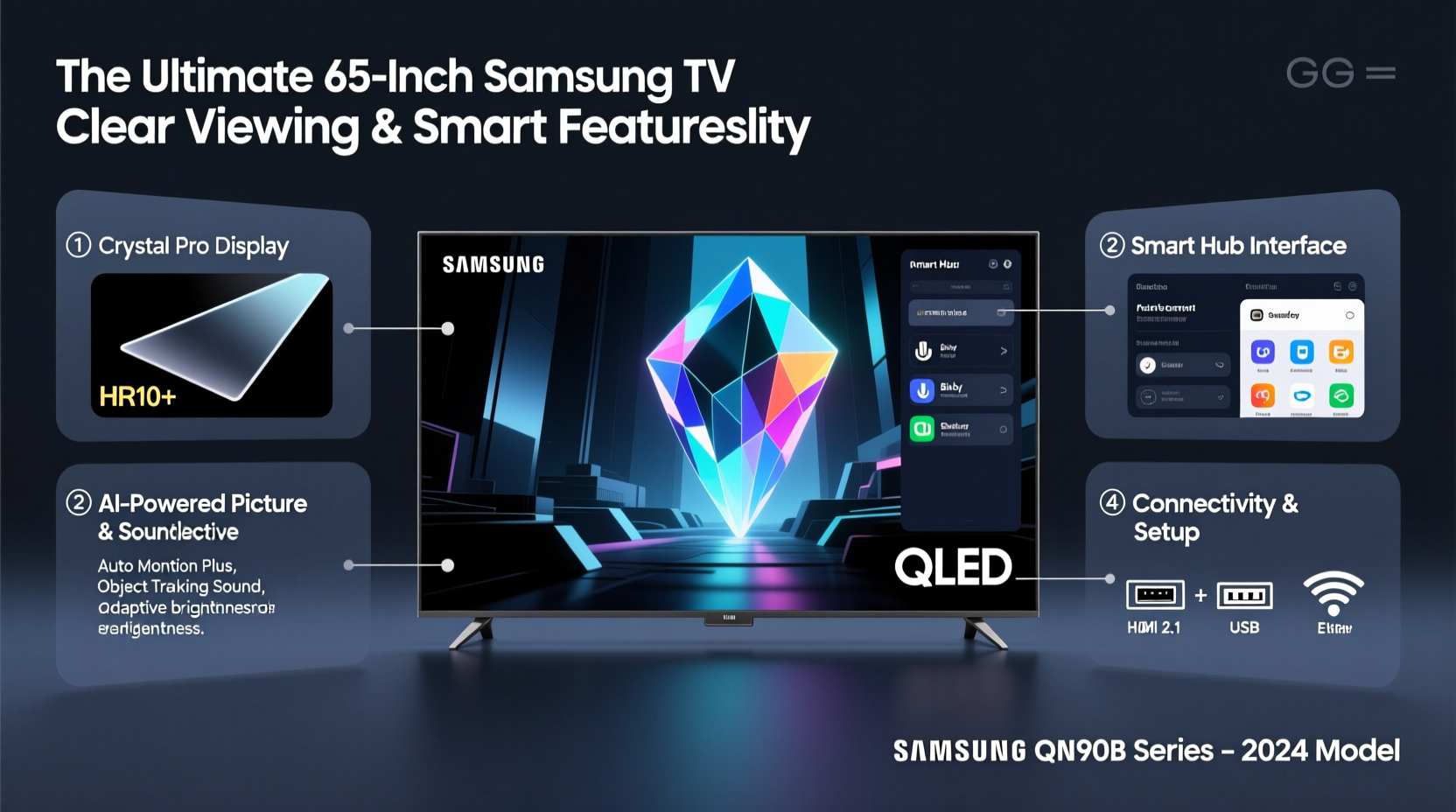 guide to finding the best 65 inch samsung tv for clear viewing and smart features