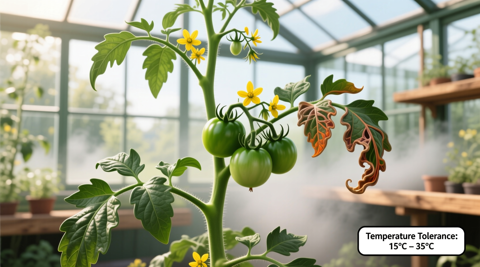 tomato plant temperature tolerance