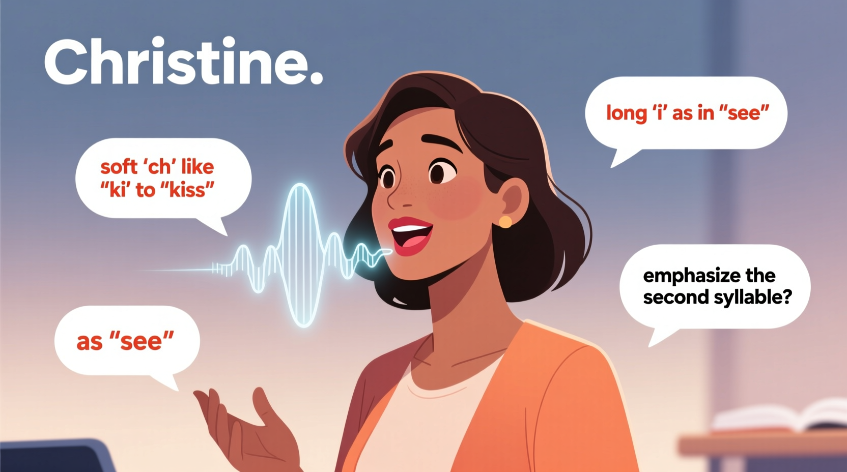 mastering the pronunciation of christine tips for clear and confident speech