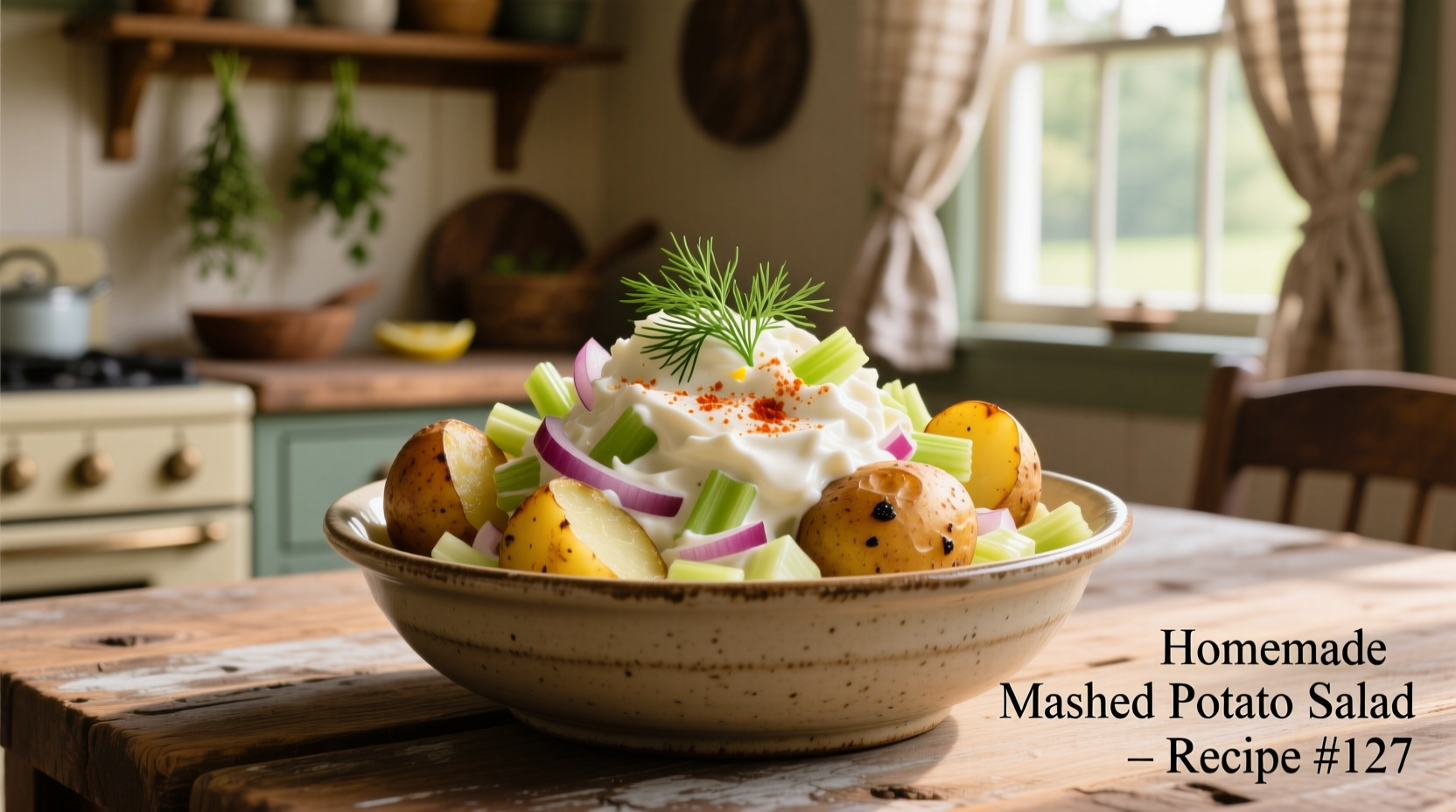 Creamy Mashed Potato Salad Recipe Ready in 30 Minutes