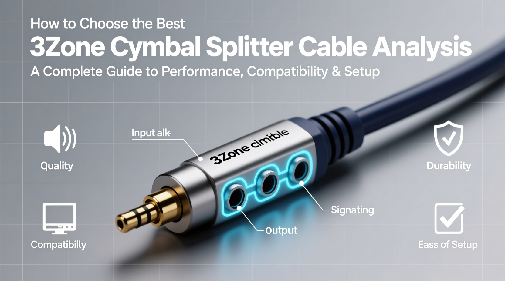 How to Choose the Best 3-Zone Cymbal Splitter Cable: A Complete Buying Guide