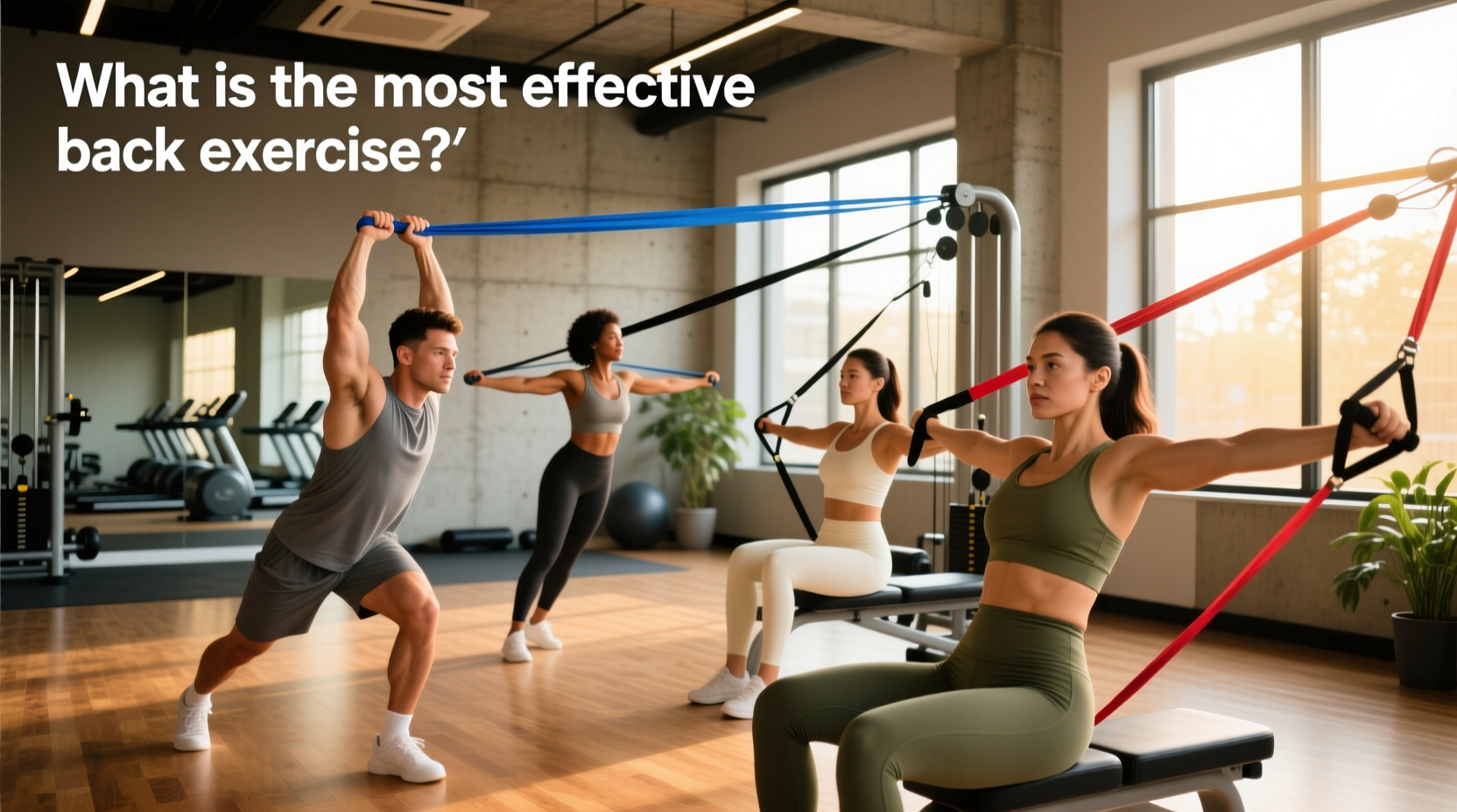 best resistance band back exercises