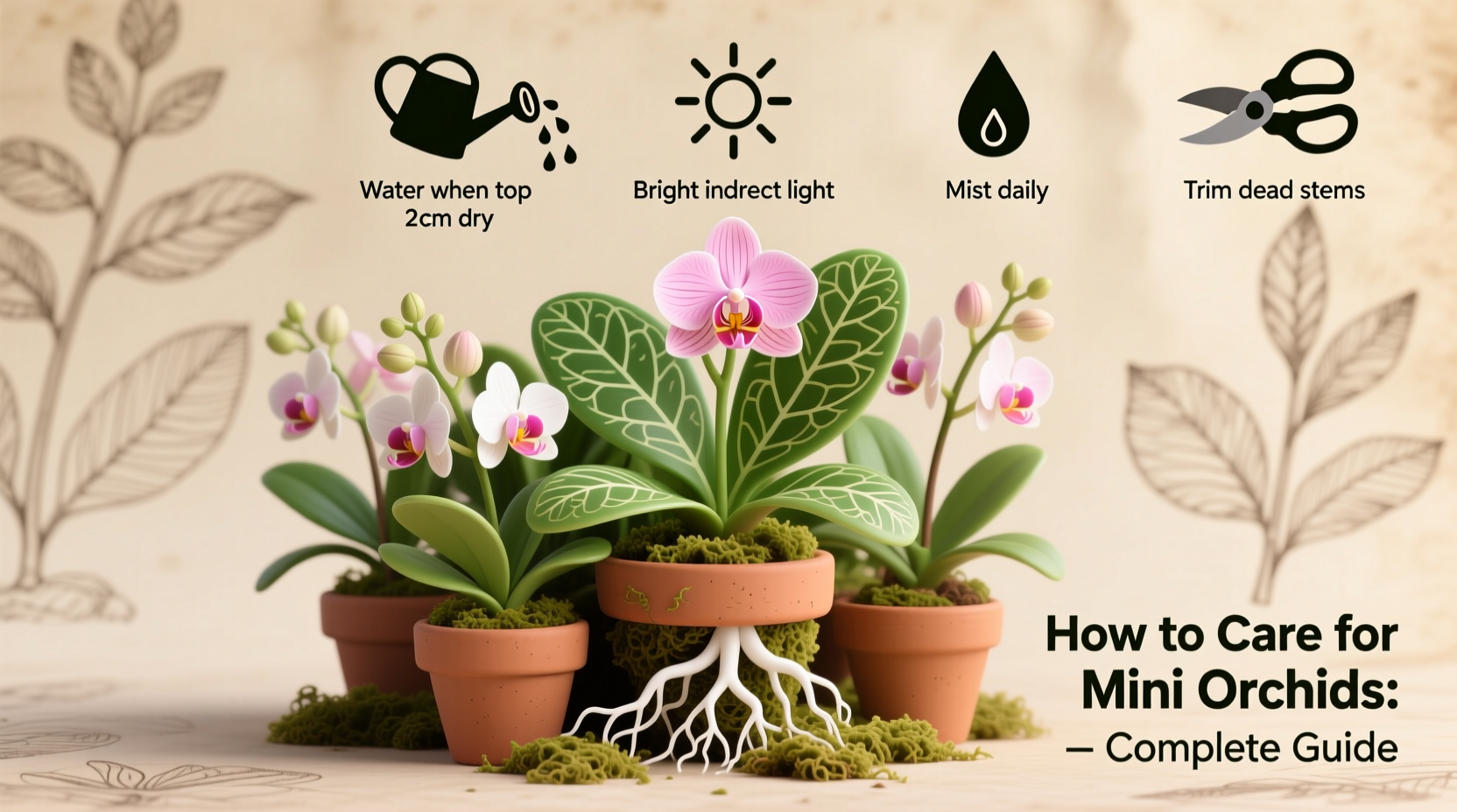 How to Care for Mini Orchids: Complete Guide