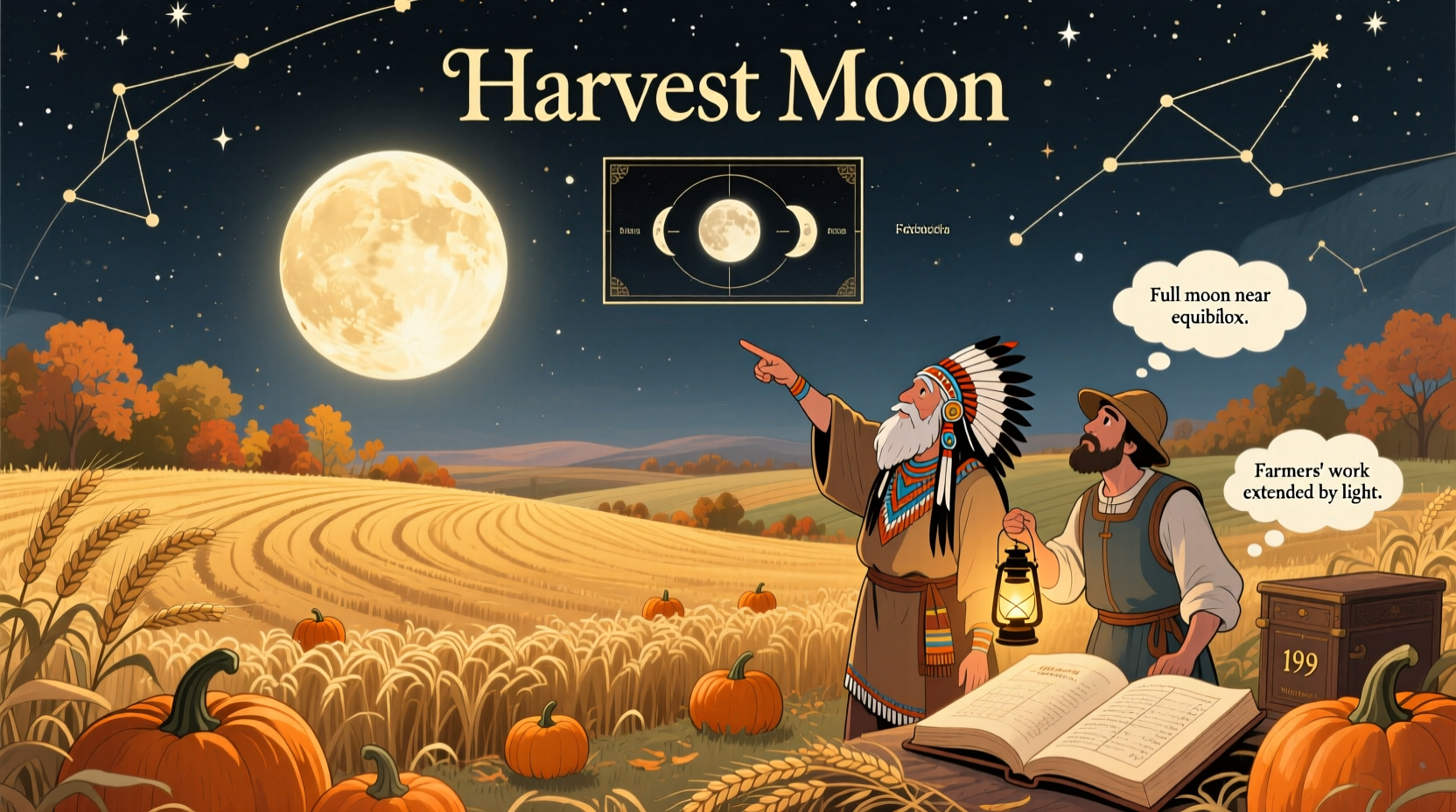 why is it called a harvest moon origins folklore explained
