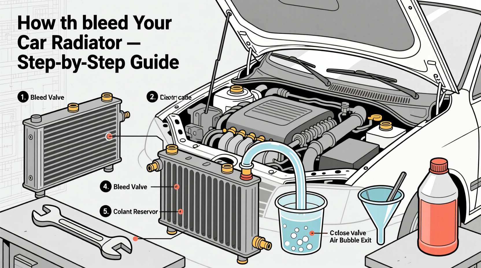 how to bleed your car radiator