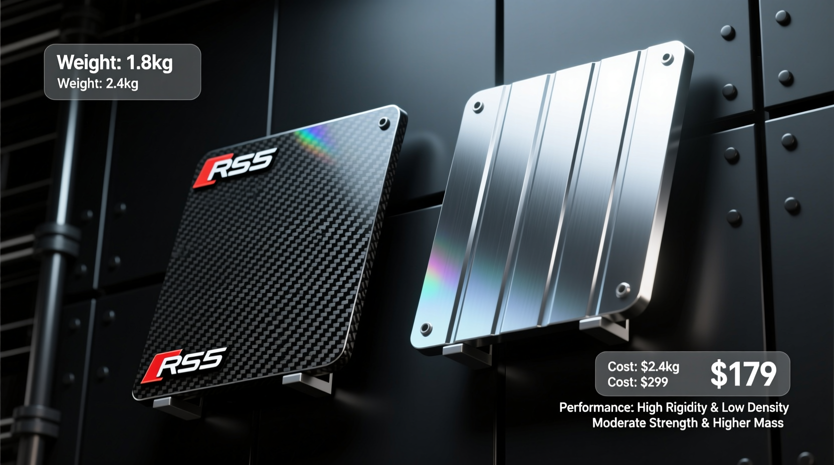 rs5 carbon fiber vs aluminum