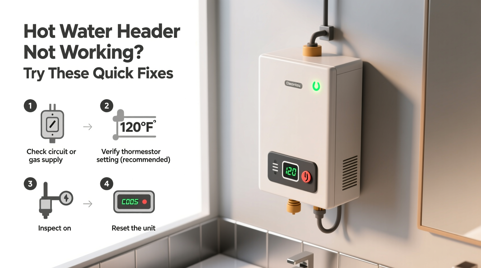 hot water heater not working troubleshooting quick fixes