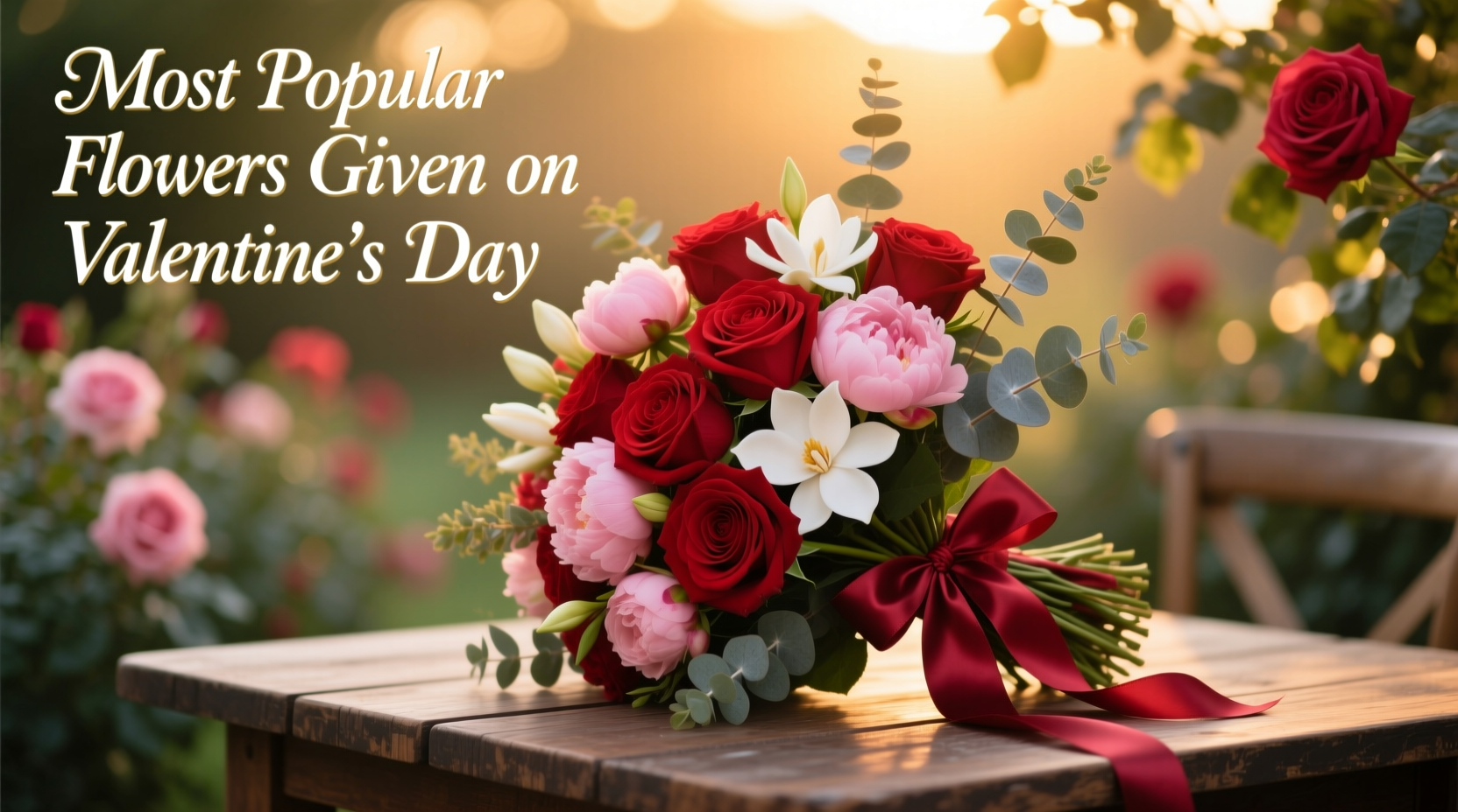 which flowers are frequently given on valentines day