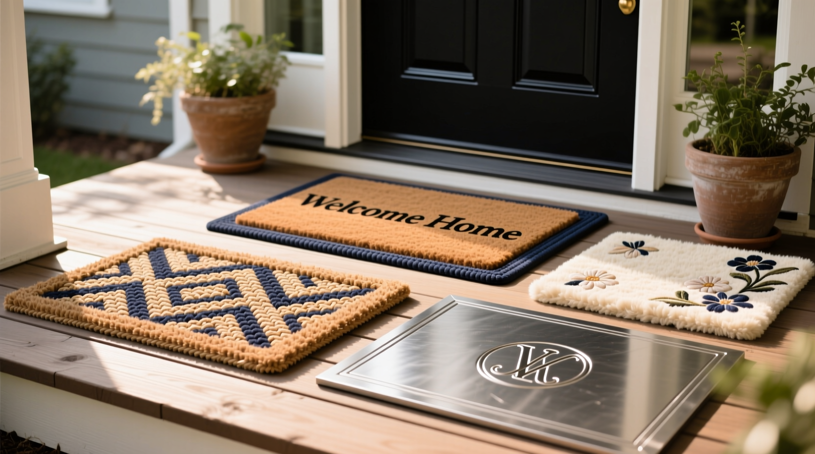 expert tips for choosing the ideal entry door mat to enhance your homes style and function