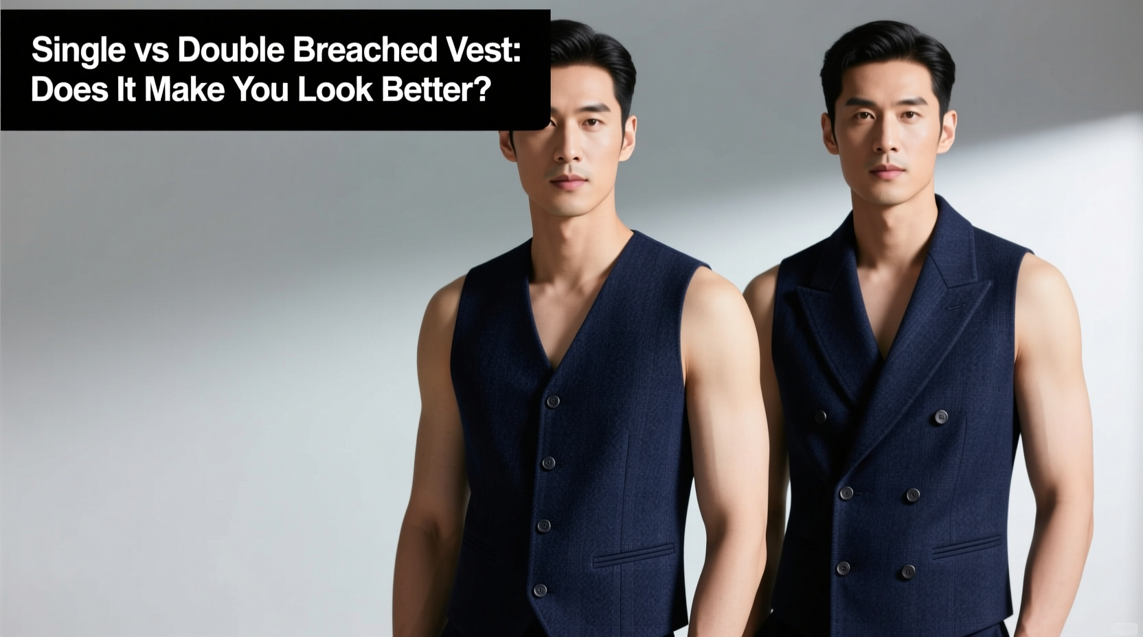 single vs double breasted vest does that extra layer actually make me look better