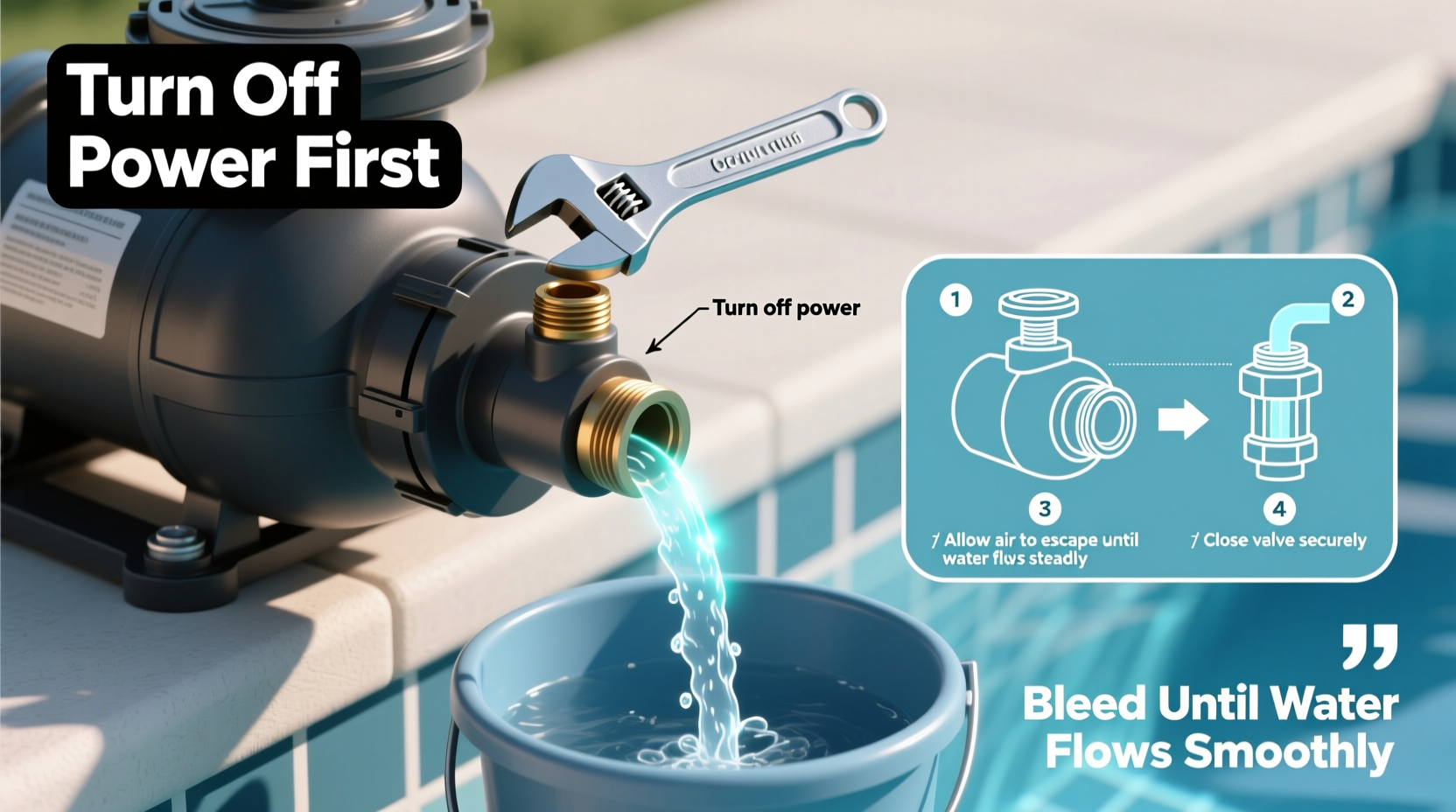 effective methods to safely release air from your pool pump and improve performance