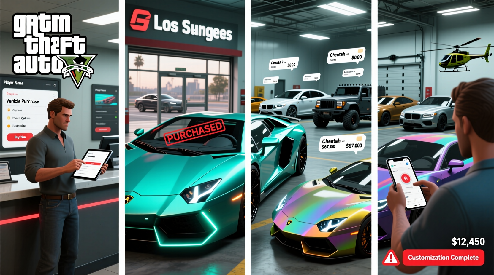 how to buy a car on gta 5 online
