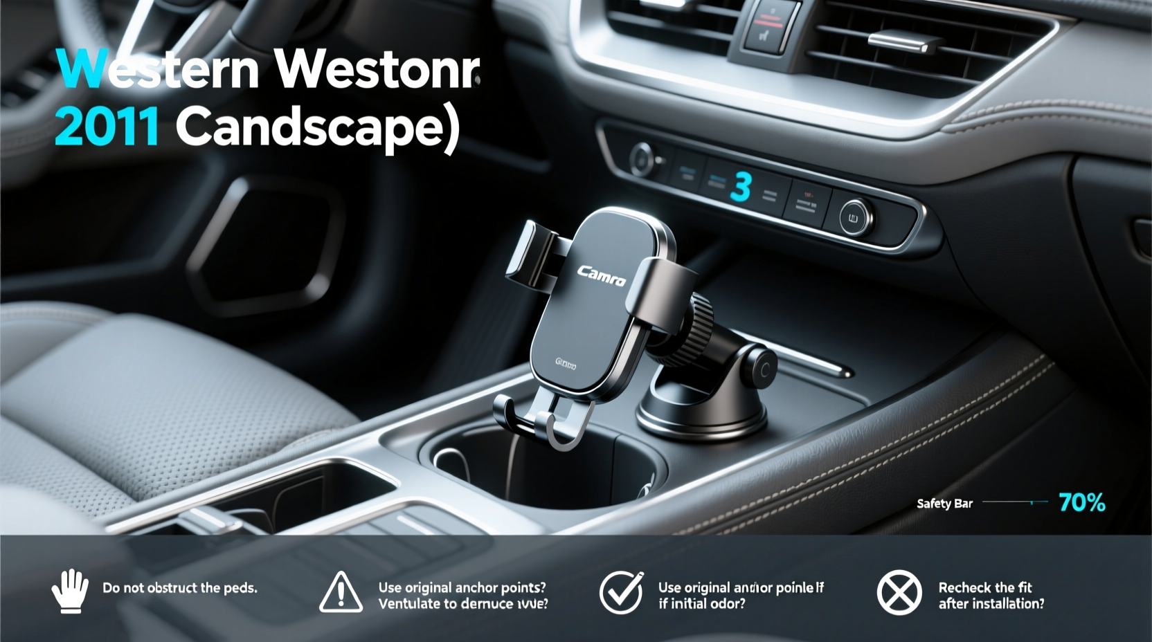 2011 camaro phone mount