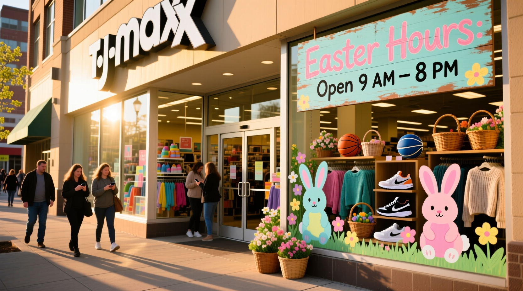 will tj maxx be open on easter
