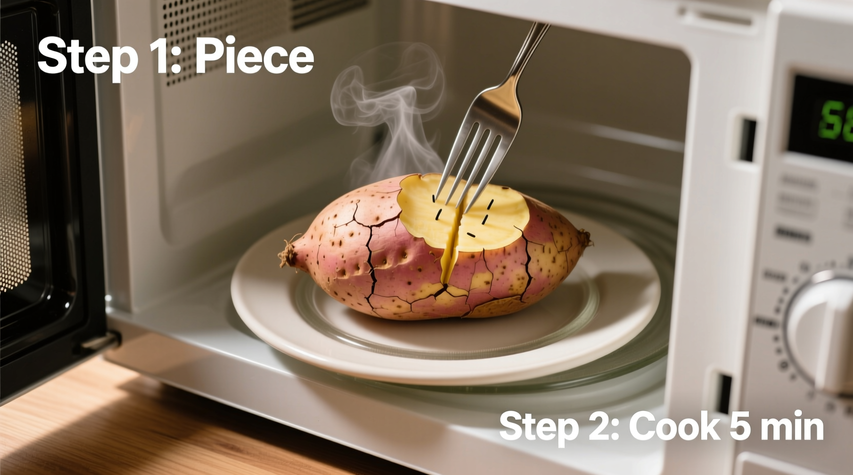 Microwave Sweet Potato: Perfect in 8 Minutes