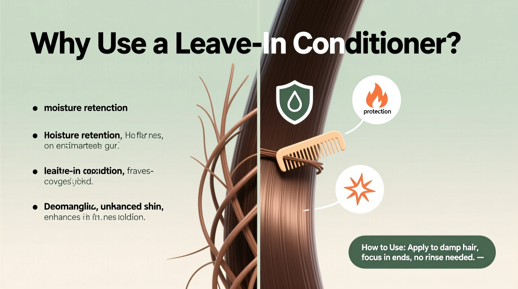 why use a leave in conditioner benefits how to guide