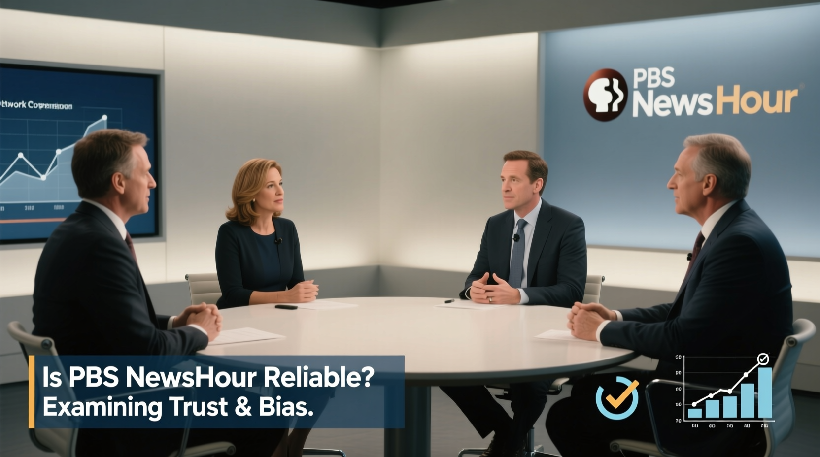 why is pbs newshour considered reliable examining trust bias