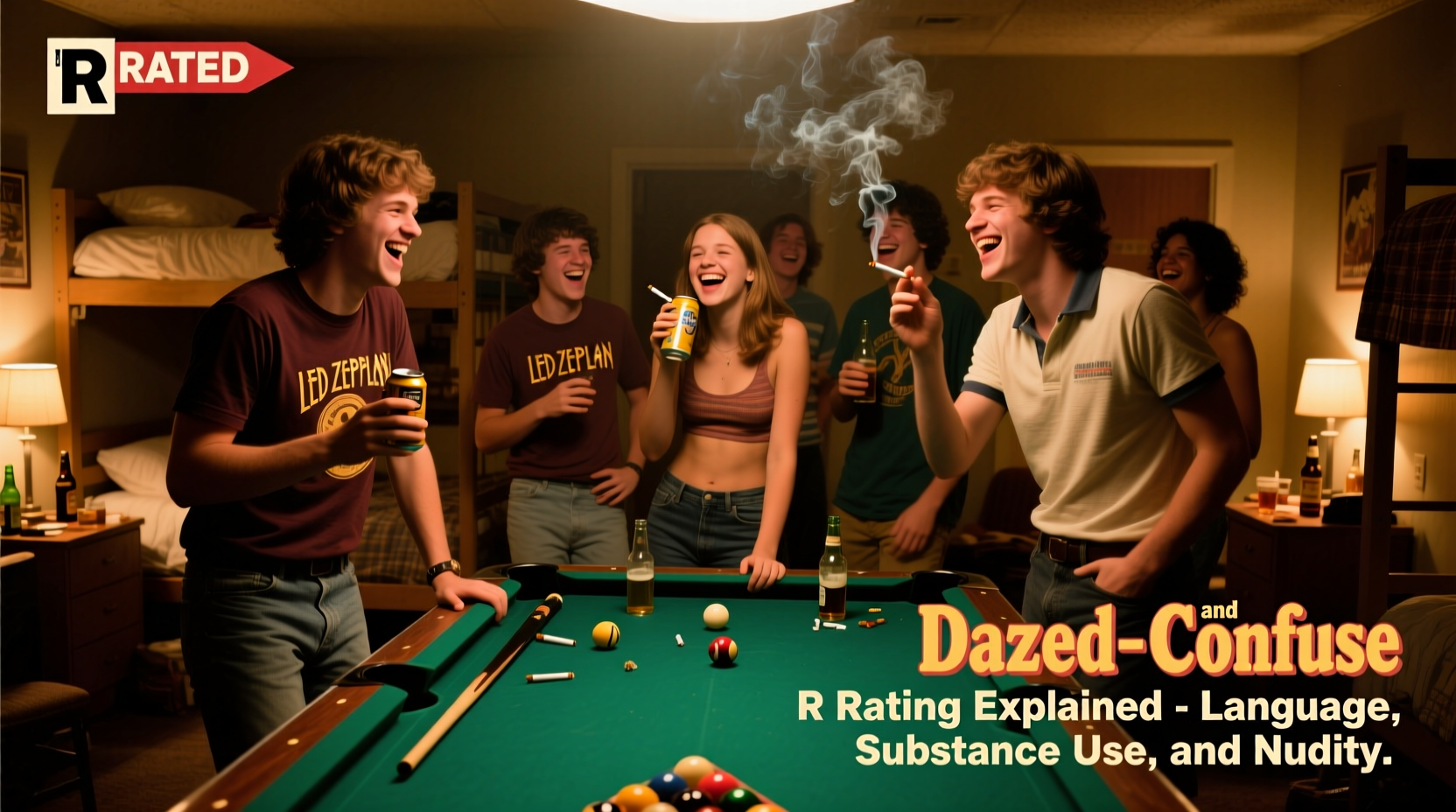 why is dazed and confused rated r rating explained