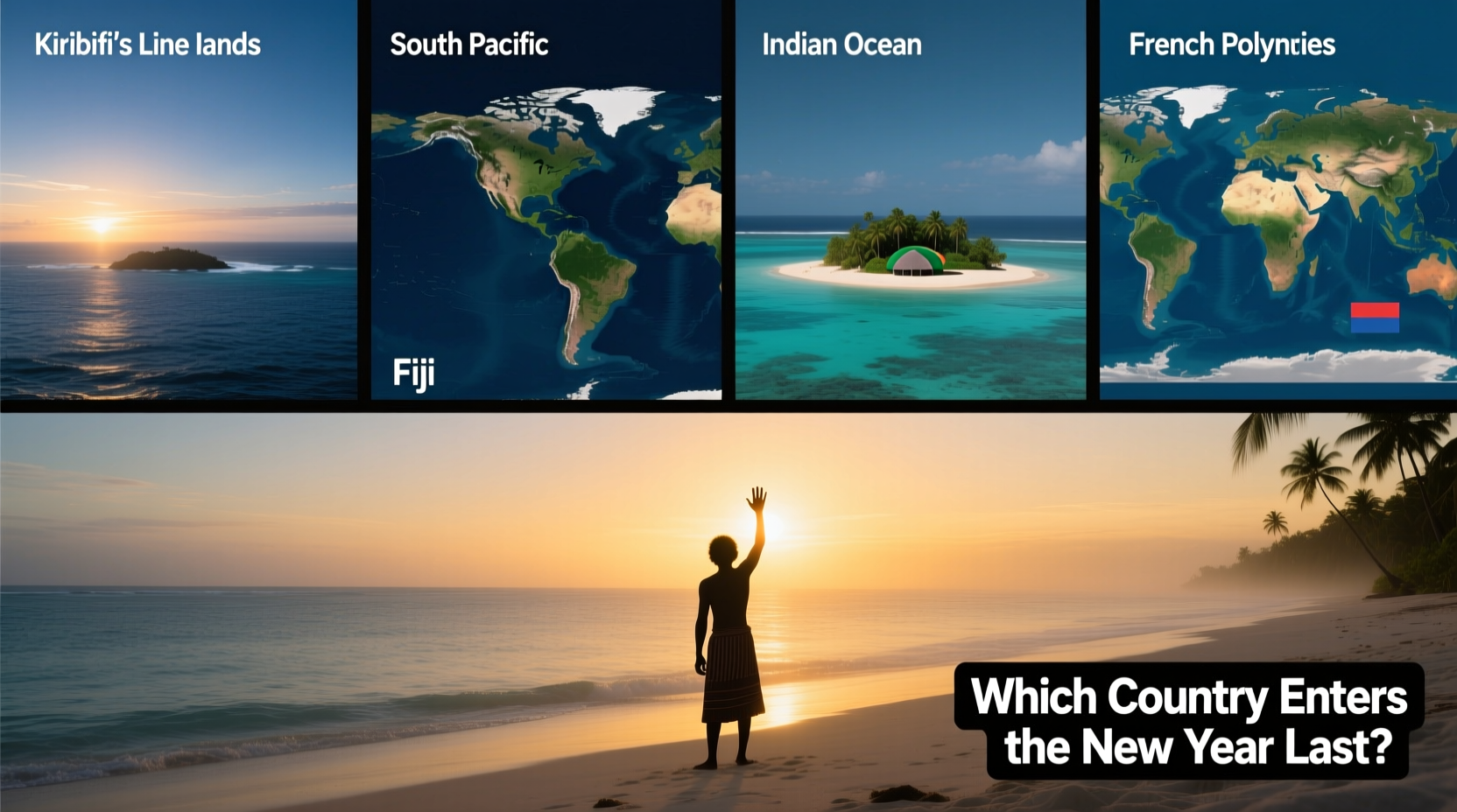 which country enters the new year last