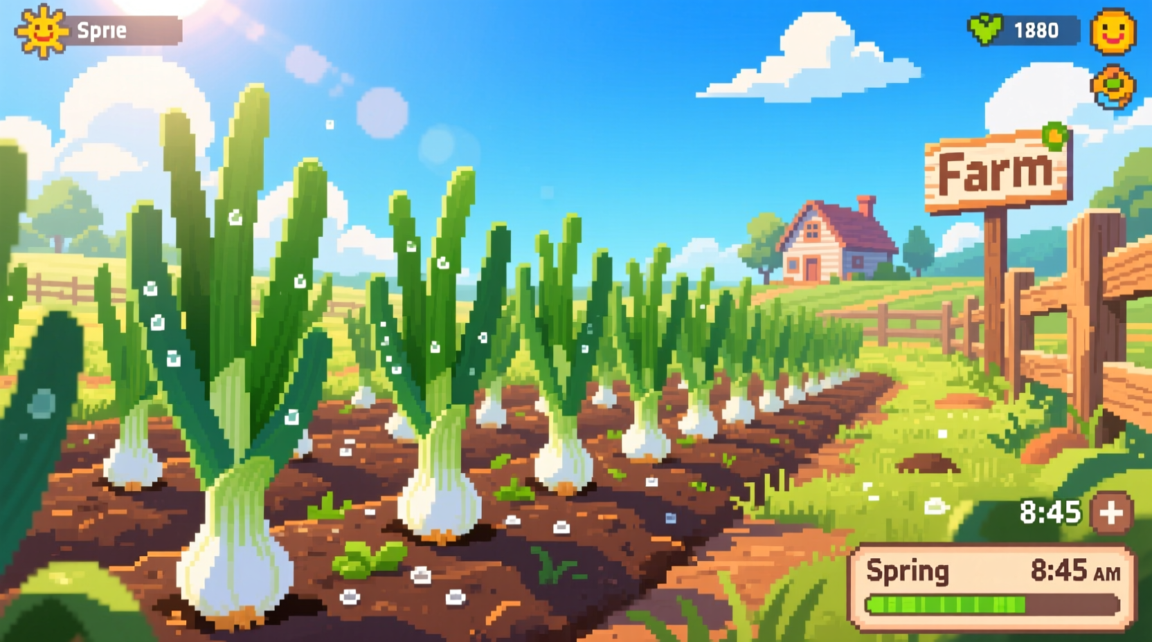 Stardew Valley spring onion crop in-game screenshot
